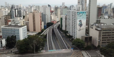 São Paulo de quarentena: a metrópole vista do céu